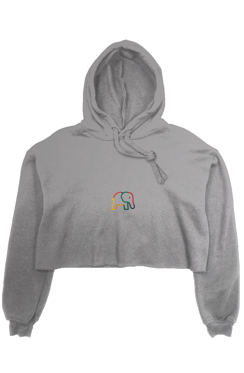 crop fleece hoodie