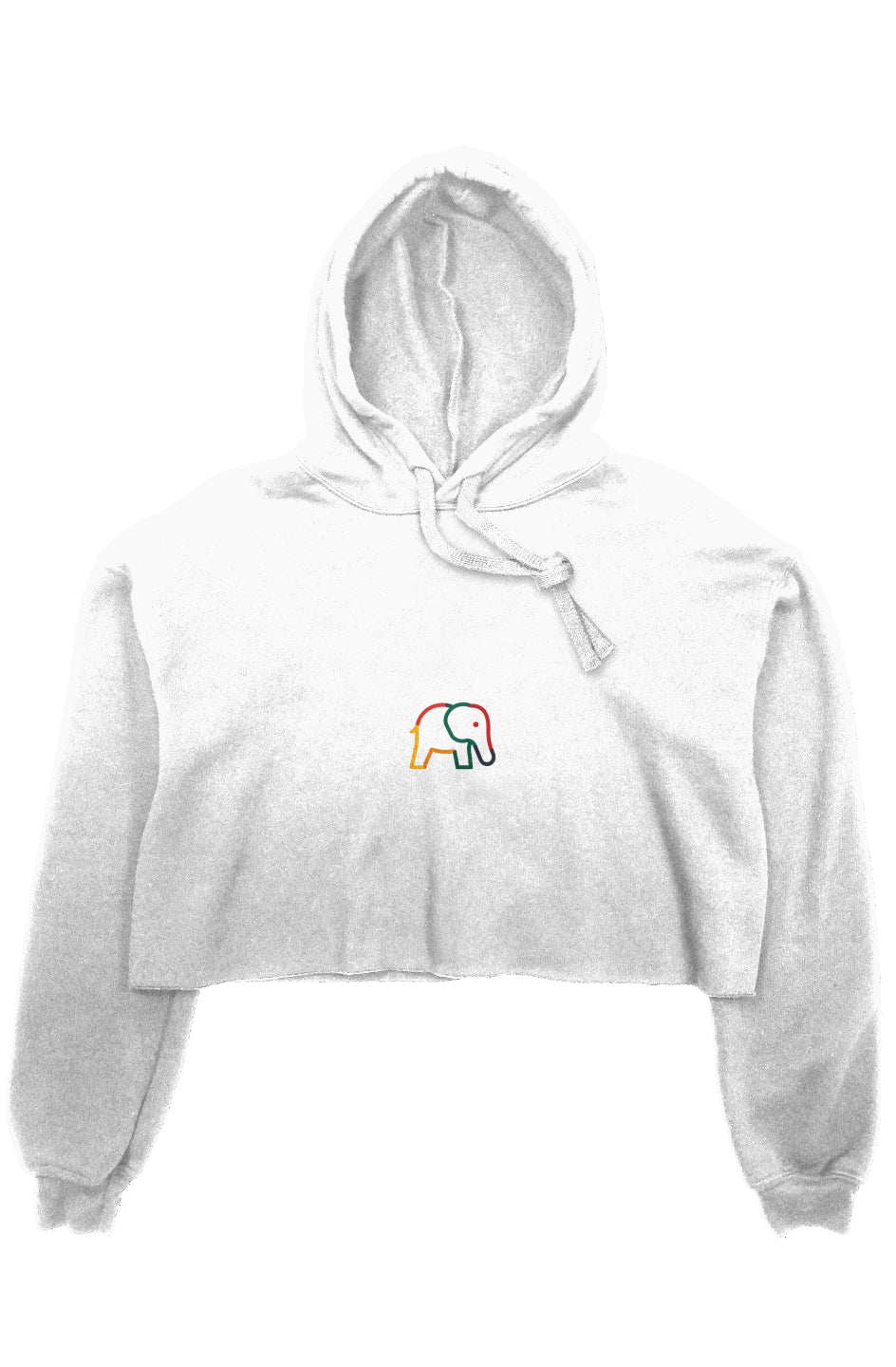 crop fleece hoodie