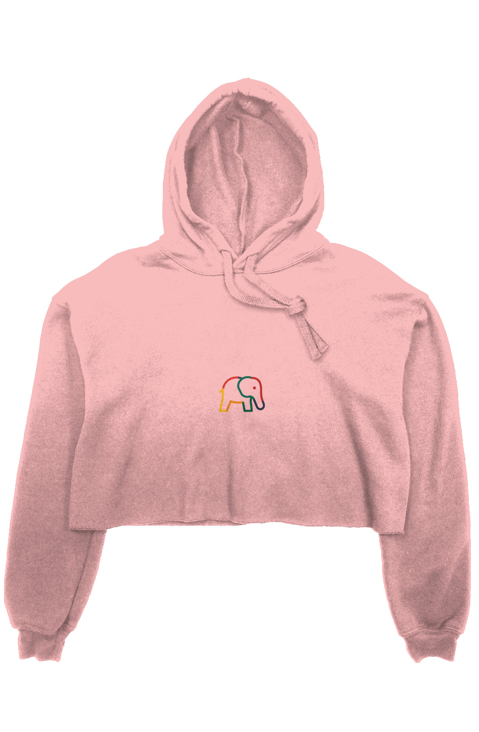 crop fleece hoodie